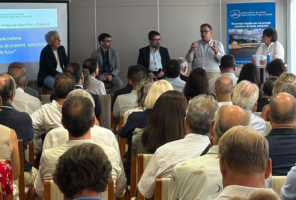 Associació Veïns Paratge Sant Pol-S'Agaró - Notícies - Celebració de la Jornada Present i futur del paratge Sant Pol-S'Agaró